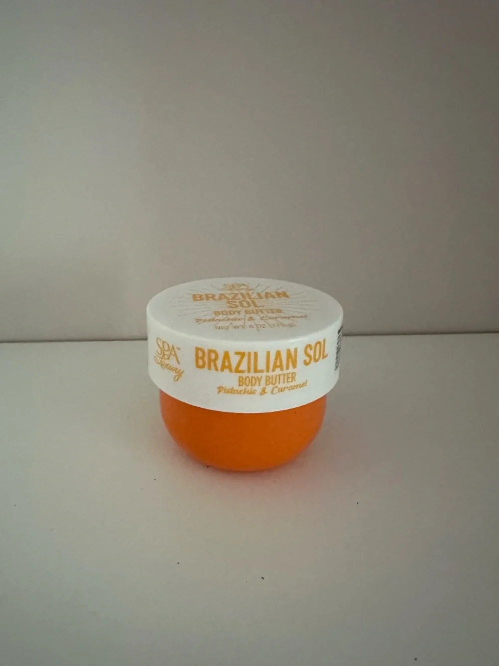 Brazilian Sol Body Butter Pistachio Caramel 6 oz NWT Spa Luxury